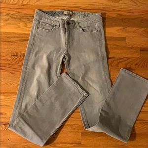 Paige 29 premium denim jeans gray